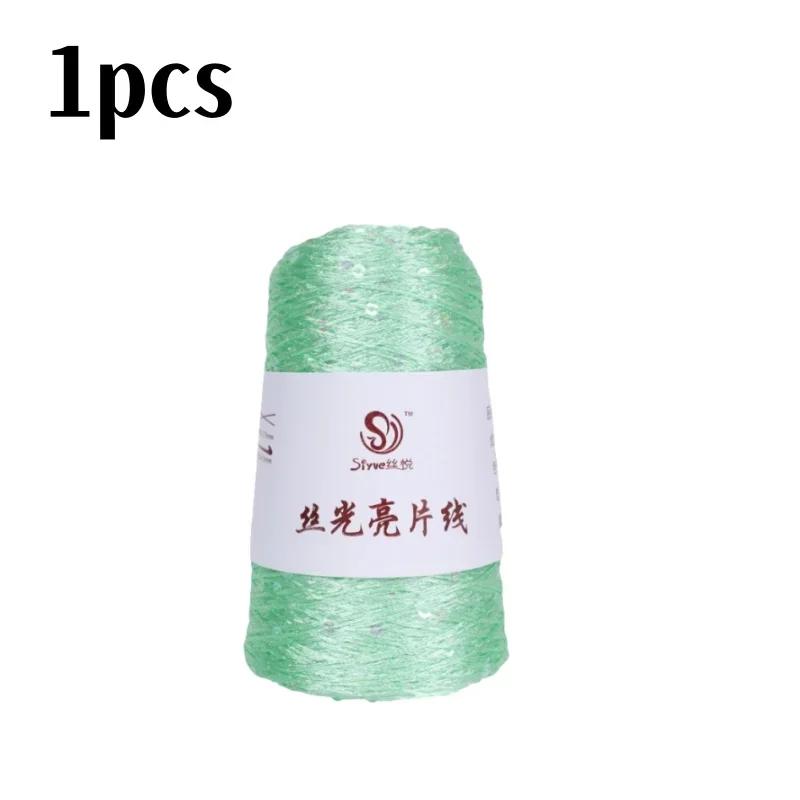 150 Farbe 700M 100g spezielles Paillettengarn DIY Bekleidungszubehör Stoffpuppe Strickgarn