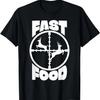 Funny Fast Food Deer Hunting Gift For Hunter Men Boys Uncle T-Shirt
