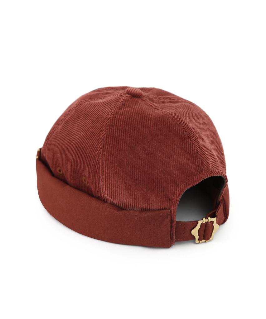 Eondeokeonteulolseutyudio Corduroy Brimless Cap Half Moon / Corduroy Mix / Brick