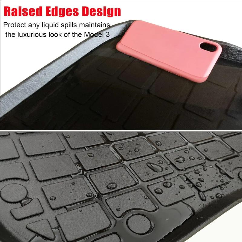 Waterproof Car Trunk Pad For Tesla Model 3 2017-2024 Front Rear Storage Mat Luggage Floor Mat Tail Box Accessories