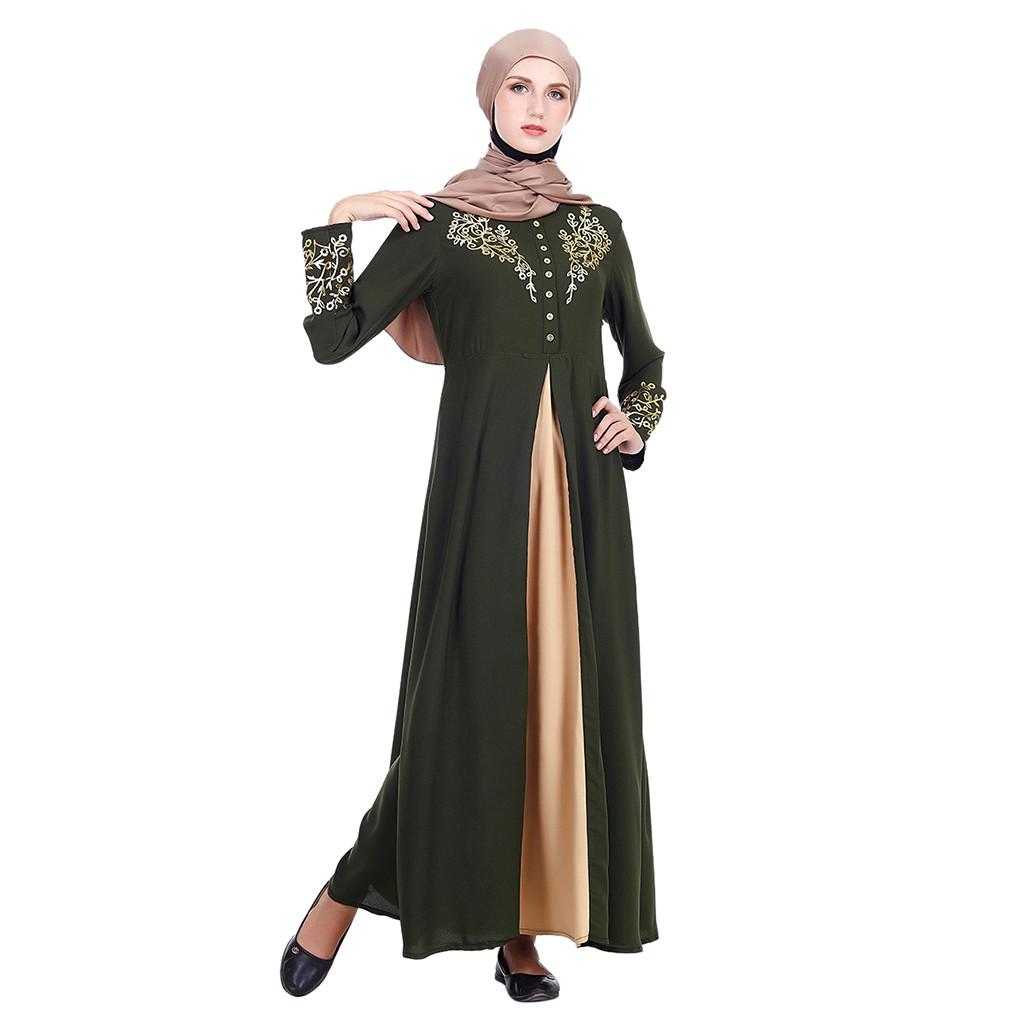 MyBatua Abaya with Hijab Islamic Clothing Maxi Muslim Dress Burqa