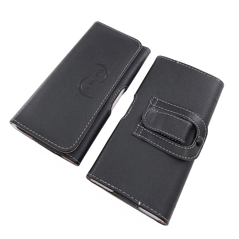 Funda Universal de Cuero para Cintura de Teléfono Móvil para Personas Mayores - Disponible en Tallas Grande, Mediana y Pequeña