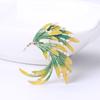 Chinese Style Enamel Color Phoenix Brooch Female Tide Personality Temperament Coat Cardigan Corsage Versatile Fashion Pin