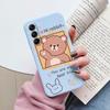 Hülle Funda Für Samsung Galaxy M14 M34 M54 5G Cover Bunter Blume Herz Cartoon Weiches TPU Couqe Für Samsung M 14 Leopard Capa