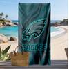 Philadelphia Eagles Tryck Strandhandduk Mjuk Bärbar Snabb?Torr handduk för pool sommarsemester utomhussport