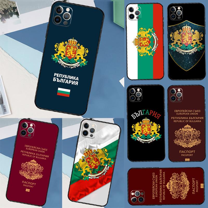 Bulgaria Flag Passport Case For iPhone 17 Air 15 14 13 12 11 16 Pro Max 13 Mini XR 15 16 Plus 16e Back Cover Shell