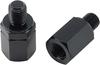 Kitaco 0900-505-10031 Jeu d'adaptateurs de rétroviseur, 0,7 pouce (17 millimètres), 0,4 pouce (10 mm) Inverser