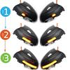 Dynamic Blinker Turn Signal Light Side Mirror Indicator LED Flashing for Volkswagen VW Tiguan 5N Sharan 7N Seat Alhambra 7N