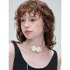 NOISCHE N Fleur Necklace _ IVORY