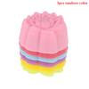 Lot de 5 moules en silicone antiadhésifs et réutilisables en forme de lotus (3/5 cm)