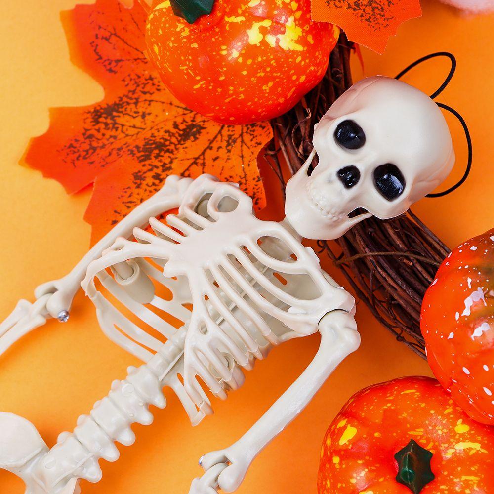 40*10cm Décoration de Fête Extérieure Taille Modulable Squelette Humain Accessoires Effrayants Halloween
