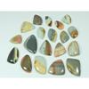 347Cts.Natural Imperial Jasper Fancy Shape Cabochon Loose Gemstone 19Pcs Lot C-2958