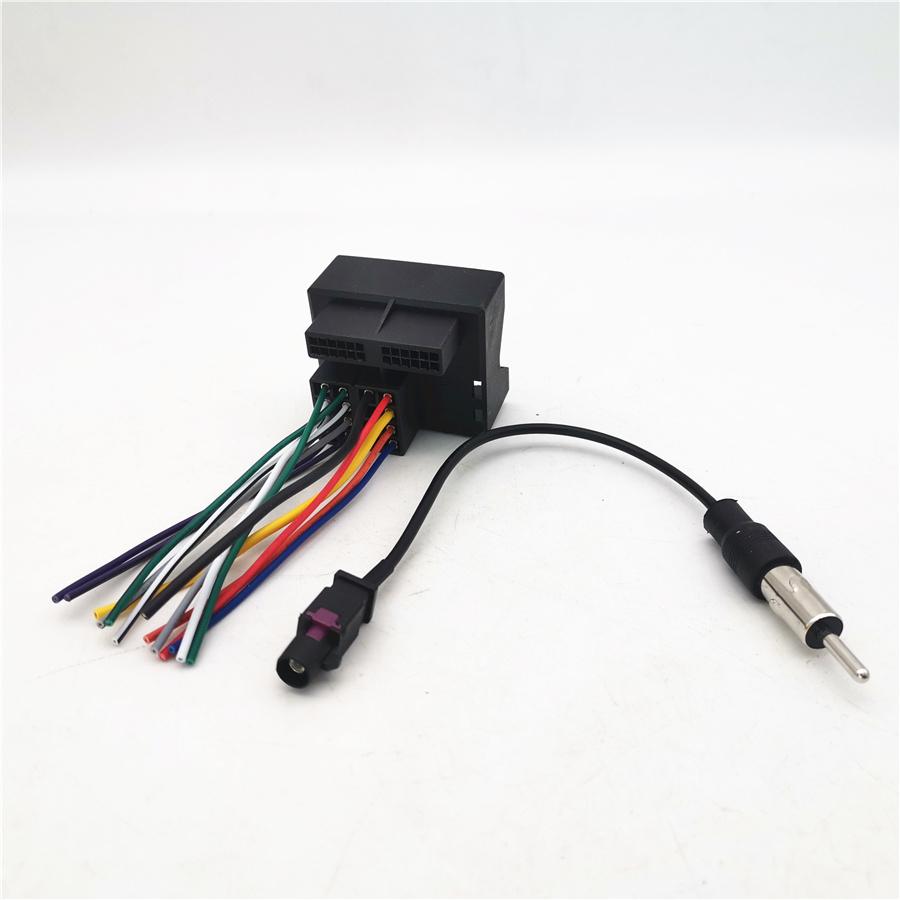 Car Radio Stereo Double DIN Dash Kit with Harness Antenna for 2004-2012 BMW 3 Series E90 E91