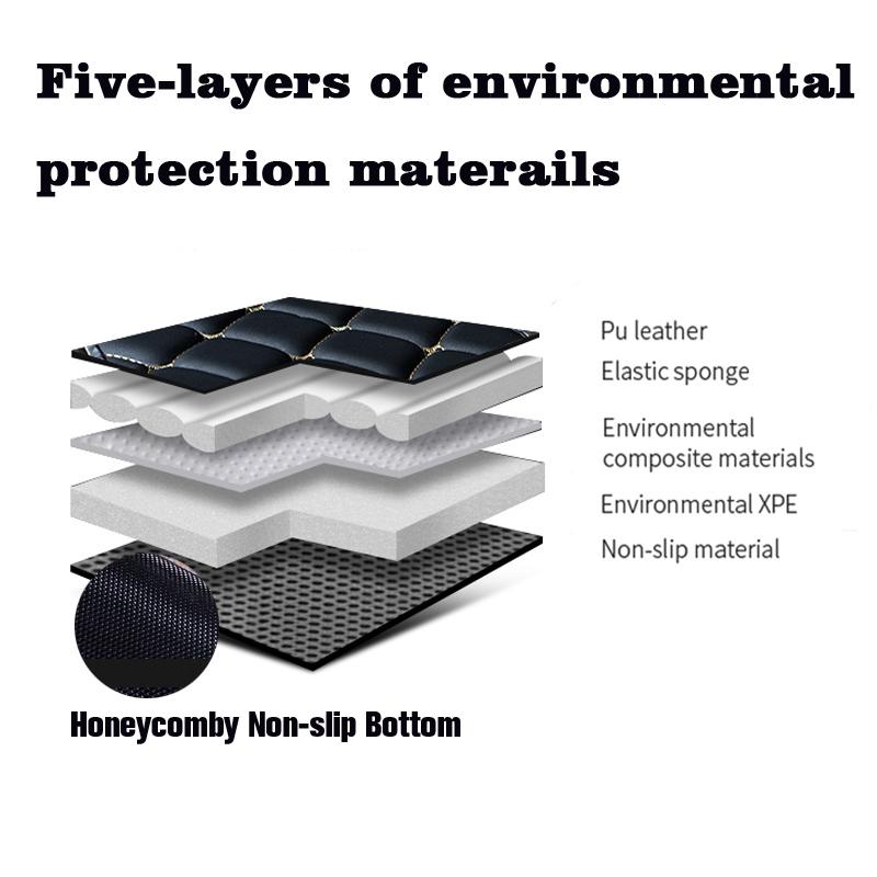 Car Trunk Mat for Maserati Ghibli 2014 2015 2016 2017 2018 Cargo Liner Carpet Interior Accessories Cover