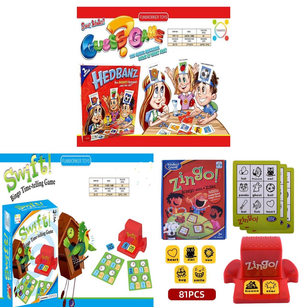 Childrens Zingo Interactive Letter Matching Card Set Plastic Educational Toy For Early Learning