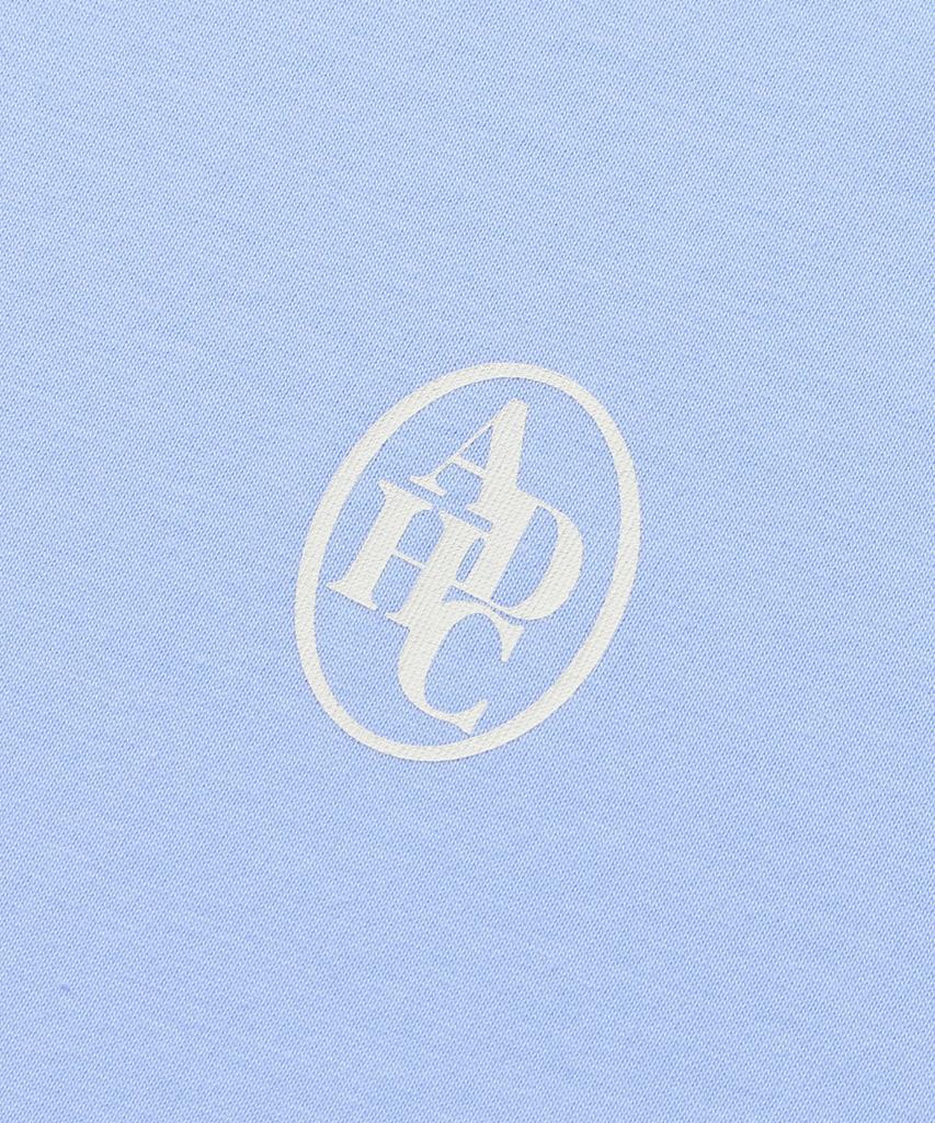 ADHOC Men'S Small Logo Half-Sleeve T-Shirt (Sky Blue) (Hcrsta2)