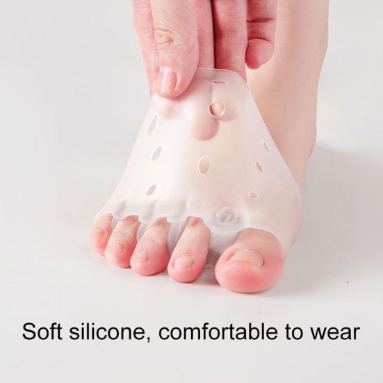 Toe Separator for Overlapping Toes Breathable Toe Spacers for Women Men Overlapping Toes Straightener Reusable Toe Spacers for Foot Care Yoga