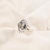 Bague en Agate Mousse Bijou, Bague en Argent Sterling Massif 925, Magnifique Bague en Argent Faite Main, Bijou en Pierre Gemme Équilibrante Agate Mousse Pour Femmes