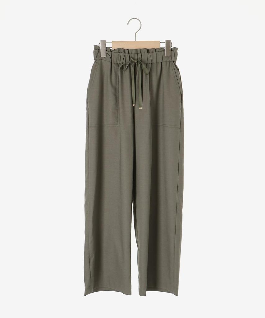 Le Coeur Blanc Athletic Easy Wide Pants Hand Size 3043054503 II, Washable, 36, Mint,