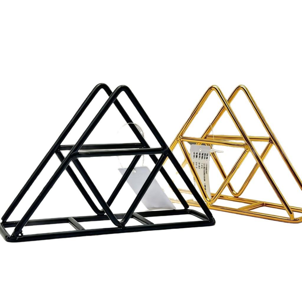 Elegant Iron Napkin Dispenser For Cafes And Home Dining Rooms In Black Finish