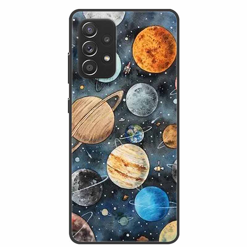 Pro Coque pouzdro Samsung A52s 5G Shockproof Měkký silikonový zadní kryt TPU Pro Samsung Galaxy A52s 5G pouzdro na telefon A52 S Roztomilý kreslený