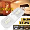 12-24V 120LED LED Auto Dach Leseleuchte Dimmbar Innen Nachtlampe für Wohnmobile Wohnwagen Boote Marine Wohnmobil 1700LM