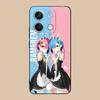 ReZero Rem Ram Matte TPU Mobile Phone Case for Xiaomi 15 14 13 12 Mi 11 T Ultra Lite Pro S X 5G Colorful Printing Cover