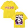 Japanese Anime Jujutsu Kaisen Gojo Satoru T Shirts Unisex Women Harajuku Fashion Unisexga Tshirt Oversized Cotton Y2k Summer T Shirt