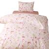 Plapumă Merry Night Single 150 x 210 Față-verso Ușoară All Husă "Grădină Botanică", Roz, Lungă, Aprox. cm, Fermoare, Inserare, 100% Bumbac, Sezon,