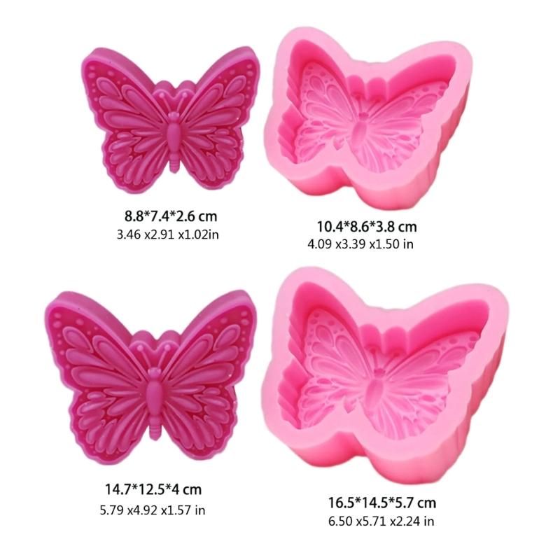 Butterfly Silicone Moulds Craft Castings Molds Animal Candle Mold Scented Candle Molds for Candle Making