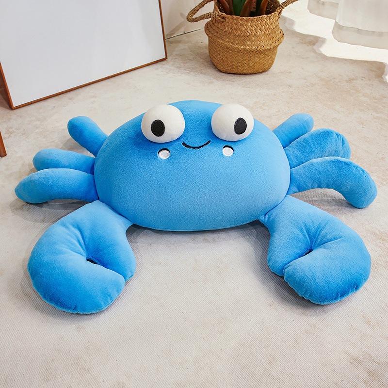 Soft Little Crab Doll Plush Toy Lying Down Crab Doll Children Accompany Soothing Pillow Rag Doll