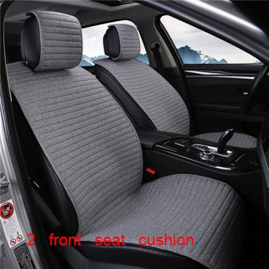 O SHI CAR 2 Pieces Front Cover Mat Protect Car Seat Cushion Universal Seat Covers Fit Most Automotive Interior Truck SUV