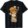 Reading Octopus, Tea, Coffee and Books Gift Tee Shirt Gift T-Shirt