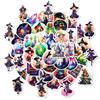 50pc/pack  Halloween Gothic Aesthetic Stickers, Waterproof Retro Witch Stickers DIY Decorative Stickers for Phone Bag Kettle Kid