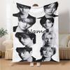 Custom Name Stray Kids Theme Printed Blanket - Perfect for Couch, Bed, Travel & Outdoor Use | Machine Washable, Cozy & Durable.