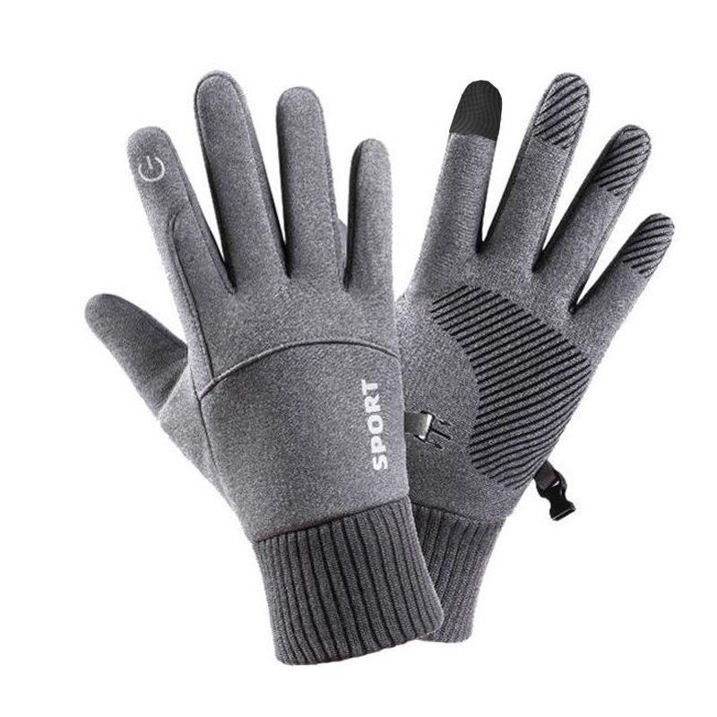 Wasserdichte Winter-Touchscreen-Outdoor-Sporthandschuhe für Herren