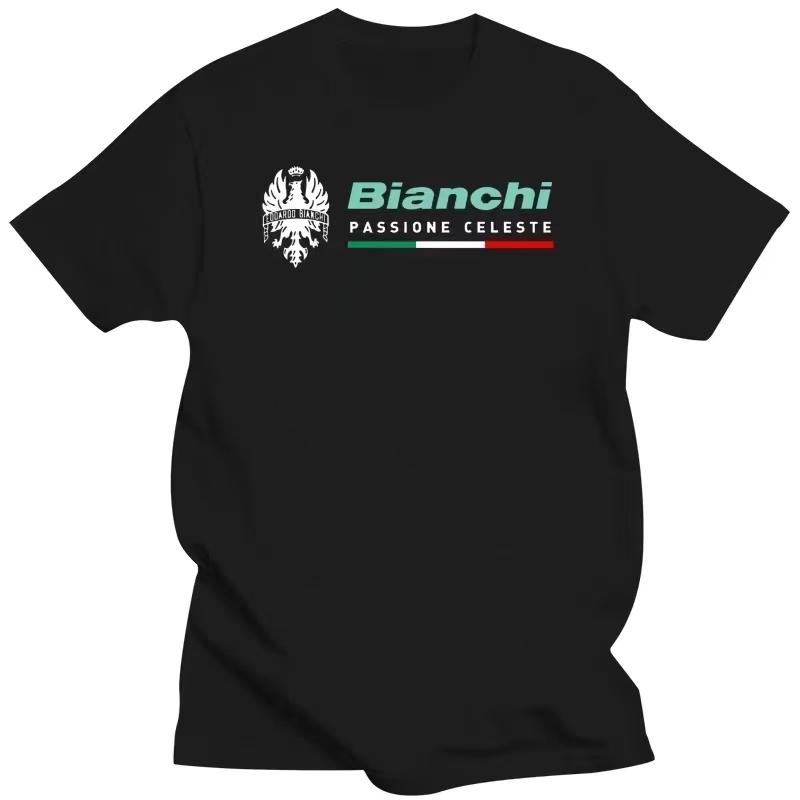 Summer Biker Fans Bicycles Logo Horisontal Black T Shirt Mens T-shirt T-Shirt Print Men Graphic T Shirts Oversized 2024