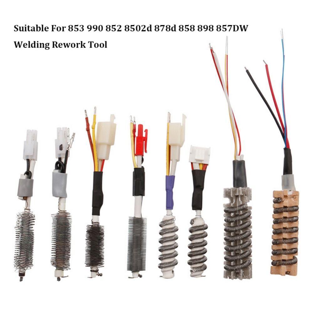 220V Heating Element Heat Core 850/858D 9 Styles Soldering Station Hot Air Tool 2000W Ceramic Heating Element Heater