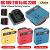 120W Lithium Battery Inverter DC 18-21V To AC 220V Electric Tool Battery Inverter Power Inverter Fit for DeWalt Makita Milwaukee