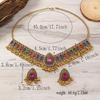 Ensemble collier et boucles d'oreilles élégants à pampilles en strass: Accessoires ethniques indiens style rétro pour femmes
