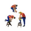 1/64 Figure Repairman Architecture Model Accessory Miniature Scenes Resin Doll Collections Micro