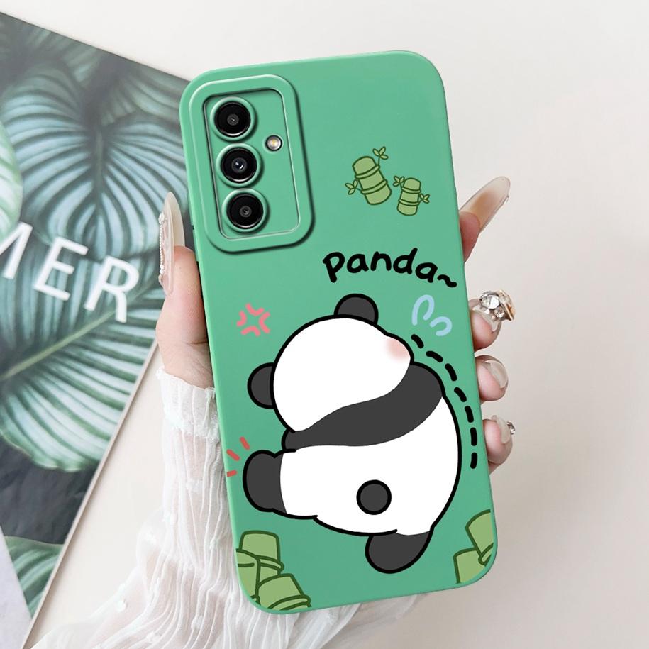 For Samsung Galaxy M52 M54 M55 5G Case Cute Avocado Soft Silicone Back Cover For Samsung F54 5G Phone Cover M 54 SM-M546B Fundas