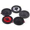 BEVX4 ABS Car Steering Wheel Sticker Badge Decoration Accessories For Skoda Superb Octavia Rapid Kodiaq Kamiq Karoq Fabia VRS Yeti A7