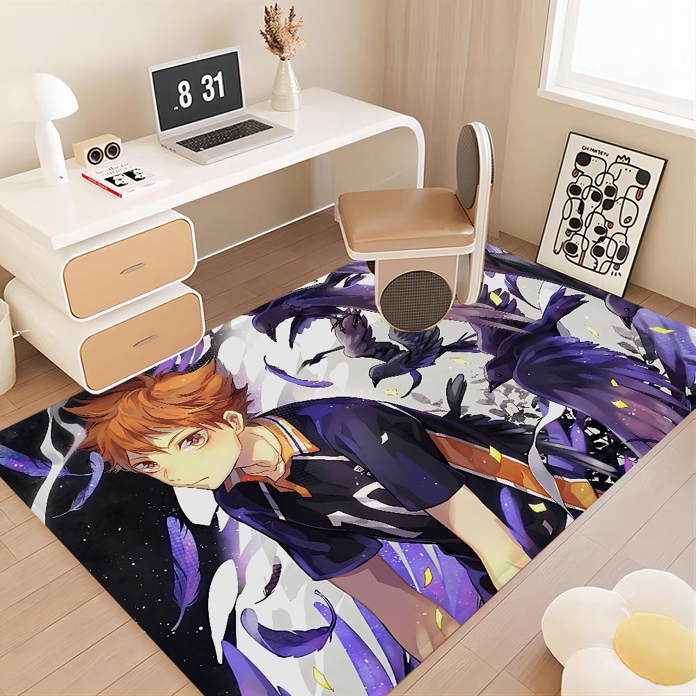 H-Haikyuu Anime Fußmatte Rechteckig Anti-Rutsch Zuhause Weich Badezimmermatte Eingangstür Innen Außenmatte Hotel Dekorationsmatte