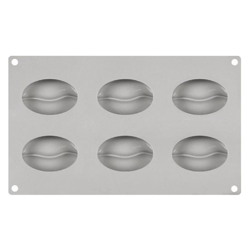 1 pièce Forme de Graine de Café Moule en Silicone pour Gâteau DIY Pain Chocolat Dessert Brownies Moule de Cuisson