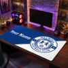 Millwall FC Custom Large Mouse Pad, Personalized Name Text Print, Football Logo Non‑Slip Desk Mat Gaming Gift