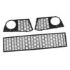 3 STUKS Voorbumper Midden Ondergrille En Mistlamp Bezel Grille 51117906198 voor 5 Serie F10 2011