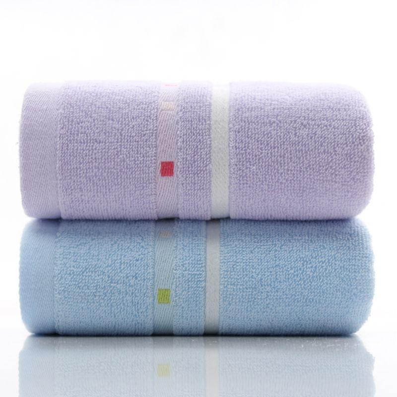 2 Towels, Pure Cotton Face Towels, Suitable for Adults To Shower, Cute Female Students To Absorb Water and Not Easily Shed Hair
