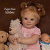 24 Inch Reborn Poppen Kit June Open Ogen Leeg Ongeverfd Pasgeboren Poppen Kits DIY Simulatie Poppenmal voor Poppenverzamelaar Onvoltooide Baby Poppen Accessoires