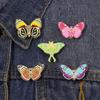 Colorful Cartoon Butterfly Insect Brooch - Alloy Oil Drop Metal Badge, Exquisite Jewelry Gift